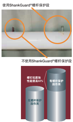 标的自攻钉螺杆保护段